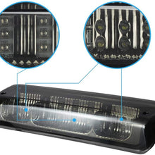 Partsam Replacement for Ford F-150 F150 2004-2008 Red/White 21 LED Smoke Lens Black Housing Tail Rear High Mount 3rd Third Brake Light Cargo Lamp Waterproof (1 Plug)