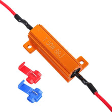 FOORDAY 50W 8ohm LED Load Resistors for LED Turn Signal Lights LED License Plate Lights DRL Error Free Decoder Car LED Canbus Decoder - 2 Pcs