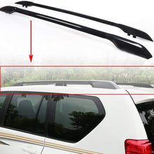 GZYF Car Auto Roof Rack Top Luggage Box Bracket Rail Cross Bar Compatible with Toyota Land Cruiser Prado FJ150 2010-2018, Black