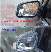 ZaCoo ​2 Pcs Mirror Rain Visor Smoke Guard, Carbon Fiber Texture Rear View Side Mirror Rain Eyebrow View Mirror Visor Guard for Most Car, Truck and SUV Black​