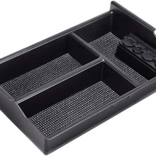 JoyTutus Center Console Organizer Tray Car armrest Storage Box for Toyota Tundra 2007-2019 2020/Toyota Sequoia 2008-2019 2020
