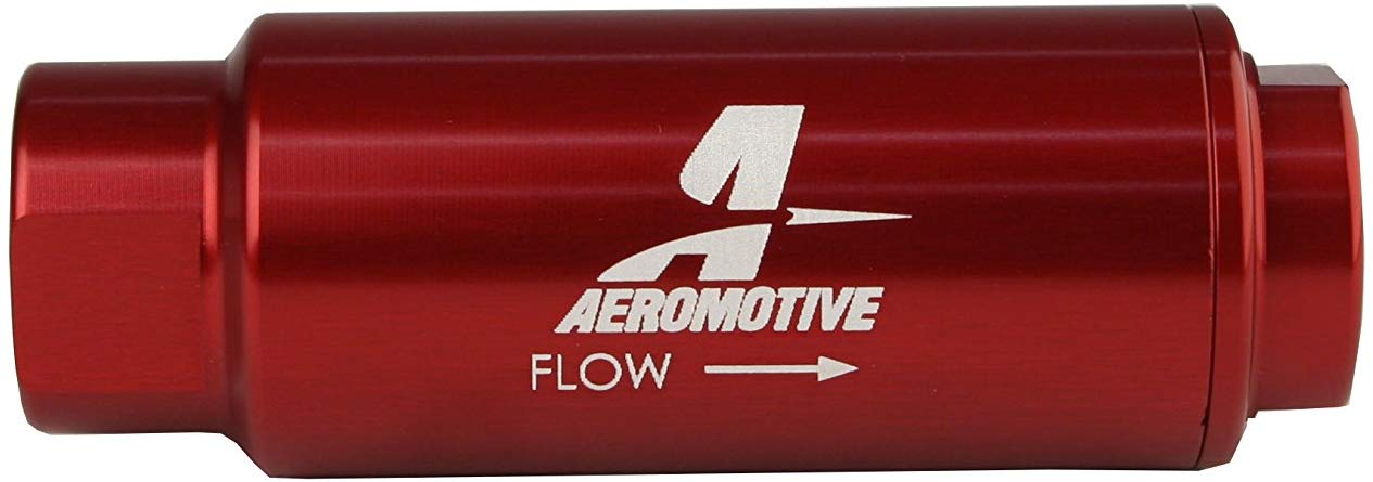 Aeromotive 12303 In-Line Filter (40-Micron Fabric Element)