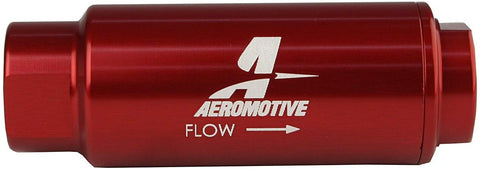 Aeromotive 12303 In-Line Filter (40-Micron Fabric Element)