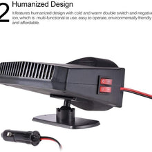 Woolves Car Heater 200W Portable 2 in1 Auto Car Van Heater Defroster Cool Fan Windscreen Window Demister Winter Windscreen Defroster. Unusual