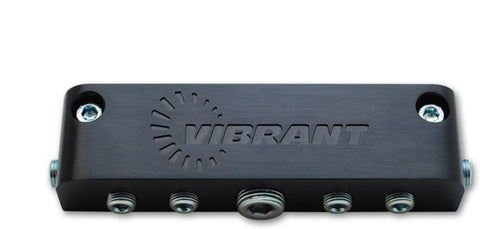 Vibrant 2691 Black Anodized Aluminum Vacuum Manifold