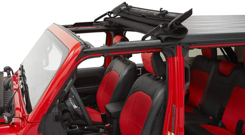 Bestop 5245217 Black Twill Sunrider for Hardtop 2018-Current Jeep Wrangler JK & 2020 Jeep Gladiator
