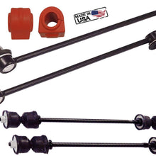 6PC Front and Rear Sway Bar Links + Front Bushings FITS GMC Acadia Buick Enclave Chevrolet Traverse Saturn Outlook