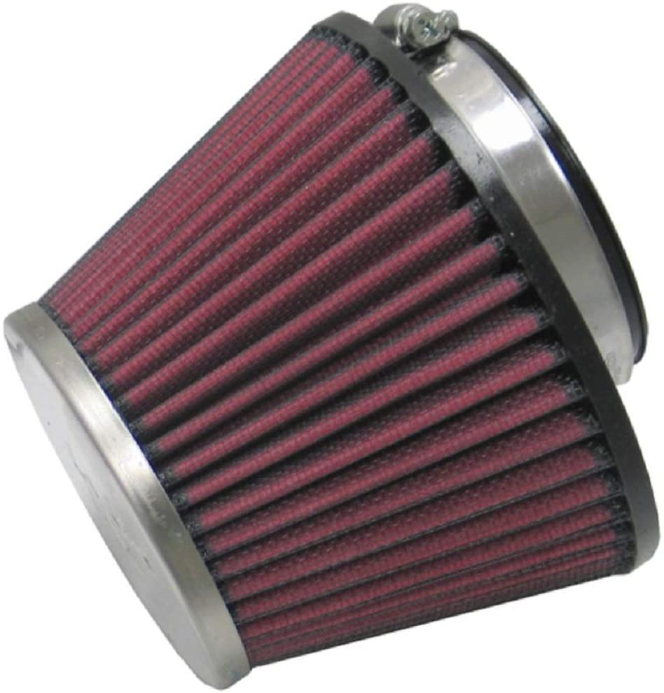 K&N Universal Clamp-On Air Filter: High Performance, Premium, Replacement Filter: Flange Diameter: 2.375 In, Filter Height: 3.75 In, Flange Length: 0.71875 In, Shape: Round Tapered, RC-1624