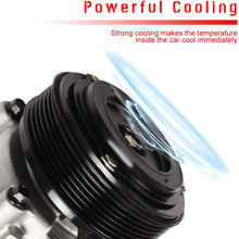 cciyu AC Compressor and A/C Clutch for Kia Sedona 3.5L 2002-2005 CO 10973C Auto Repair Compressors Assembly