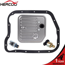 HERCOO Governor Pressure Sensor and EPC Solenoid fits A500 42RE 44RE Transmission with Gasket Filter Kit Compatible with 1998-1999 Jeep Grand Cherokee Dodge Dakota