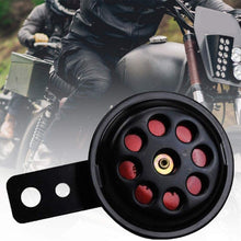 XINGFUQY Universal Waterproof 12V 105db Motorcycle Motorbike Electric Horn Round Loud Speaker Siren Durable Motorcycle Accessories