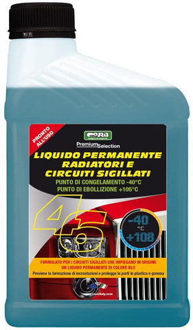 Cora 0046 Liquid Permanent Radiators and Circuits sigillati-40 °C, Blue, 1L