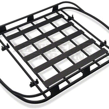 Barricade Roof Rack Basket; Textured Black for Jeep Wrangler 1987-2020