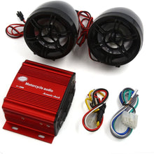 uxcell 12V Motorcycle Audio Remote Control Speaker System Support SD USB MP3 FM Radio Replacement