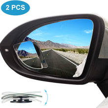 Kitbest Blind Spot Mirror, Car Side Mirror HD Glass Frameless Convex Rear View Mirror Adjustable Auto Blindspot Mirror for Wide Angle View, Stick On Design (Pack of 2)