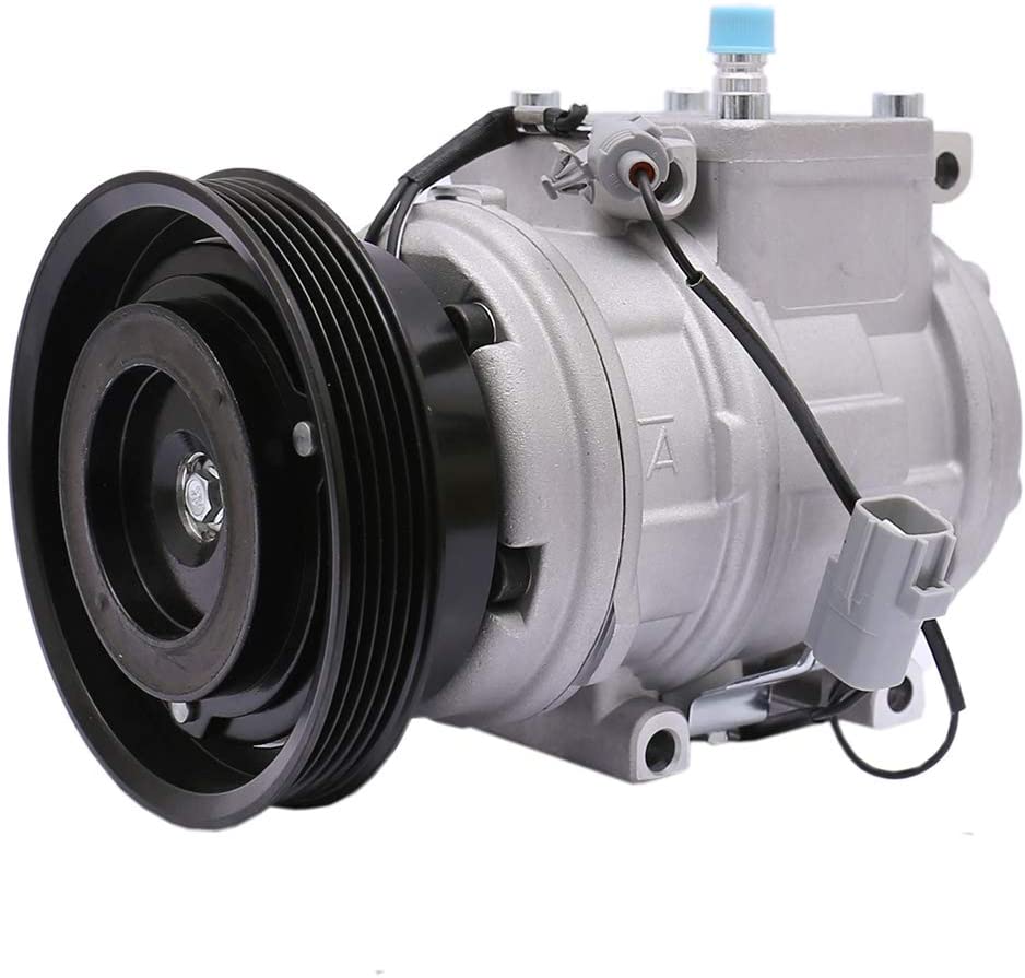 FKG AC Compressor and A/C Clutch CO 10624GLC 883203209084 fit for 1992-2001 Toyota Camry 2.2L, 1996-1999 Toyota Celica 2.2L, 1987-1991 Toyota Camry 2.0L