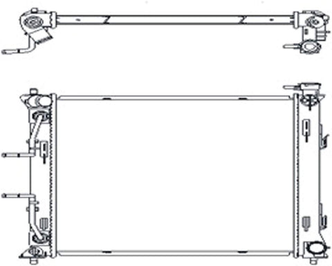 OE Replacement Radiator KIA OPTIMA (2014+) (Partslink Number KI3010165)