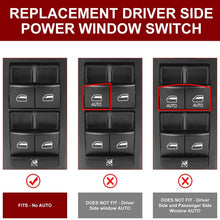 X AUTOHAUX 4602535AC Car Master Power Window Switch for 2008-2009 Chrysler Town and Country 2008-2009 Dodge Grand Caravan