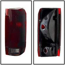 ACANII - For Red Smoke 1987-1996 Ford F150 F250 Bronco Tail Lights Brake Lamps Set Left+Right