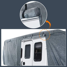 KING BIRD Upgraded 5th Wheel RV Cover, Extra-Thick 5 Layers Anti-UV Top Panel, Durable Camper Cover, Fits 26'-29' Motorhome -Breathable, Water-Proof, Rip-Stop with 2Pcs Extra Straps & 4 Tire Covers