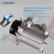 ECCPP AC Compressor with Clutch Replacement for 2000-2005 Cadillac DeVille 2001-2003 Oldsmobile Aurora