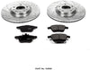 Power Stop K4660 Front Brake Kit with Drilled/Slotted Brake Rotors and Z23 Evolution Ceramic Brake Pads