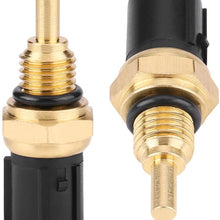 Terisass Water Temperature Sensor 37870-PJ7-003 Car Engine Coolant Temp Switch 37870PJ7003 for Acura Integra Legend MDX NSX RL TL Vigor Honda Accord Civic Insight Odyssey Pilot S2000 Isuzu 1988-2006