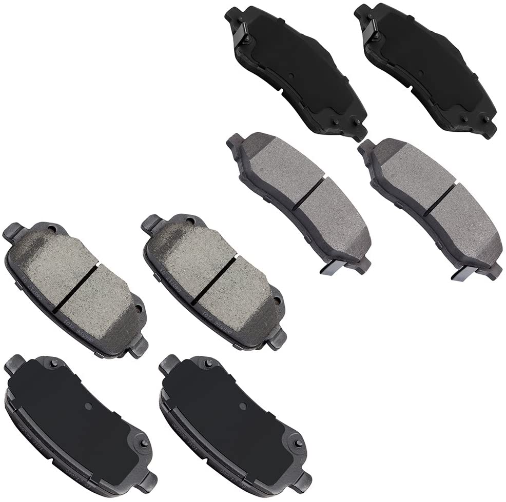 Ceramic brakes Pads,OCPTY Quick Stop Front Rear Brake Pad fit for 2013 2014 2015 2016 Dodge Dart