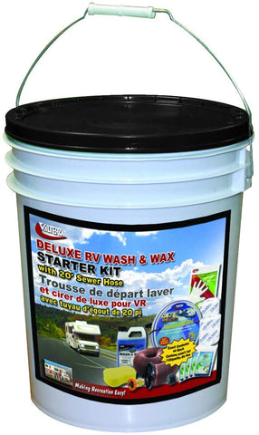 Valterra K88131 Starter Kit (Deluxe RV with Bucket and Wash & Wax Kit),1 Pack