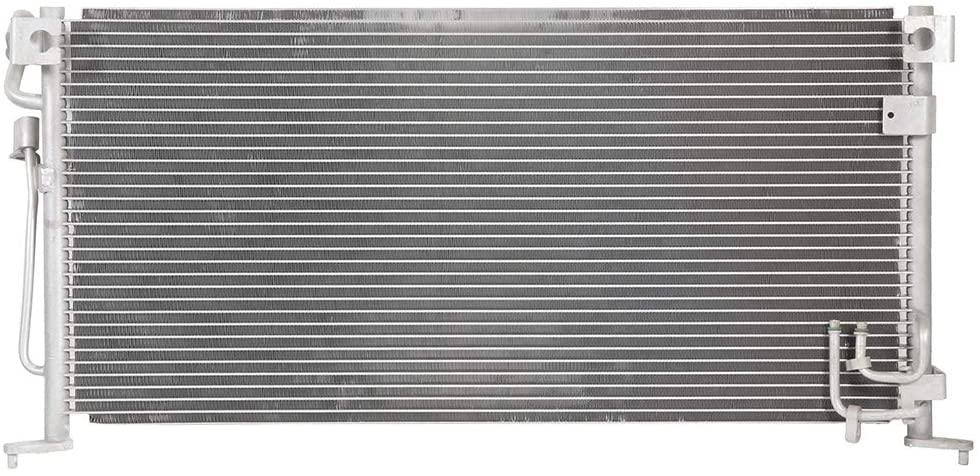 ANGLEWIDE Aluminum Condenser Air Conditioning A/C Condenser fit for 2002 2003 for Mitsubishi Lancer Sedan 2L US Stock US Cargo US Shipment
