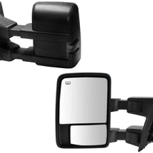 Ezzy Lift New Driver Side Mirror for Ford F250 F350 F450 Power Heated Towing w/Signal Black