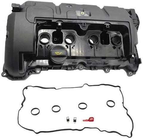 Ensun 11127646554 Engine Cylinder Valve Cover W/Gasket for 2007-2016 Mini Cooper Paceman Countryman 1.6L Turbo