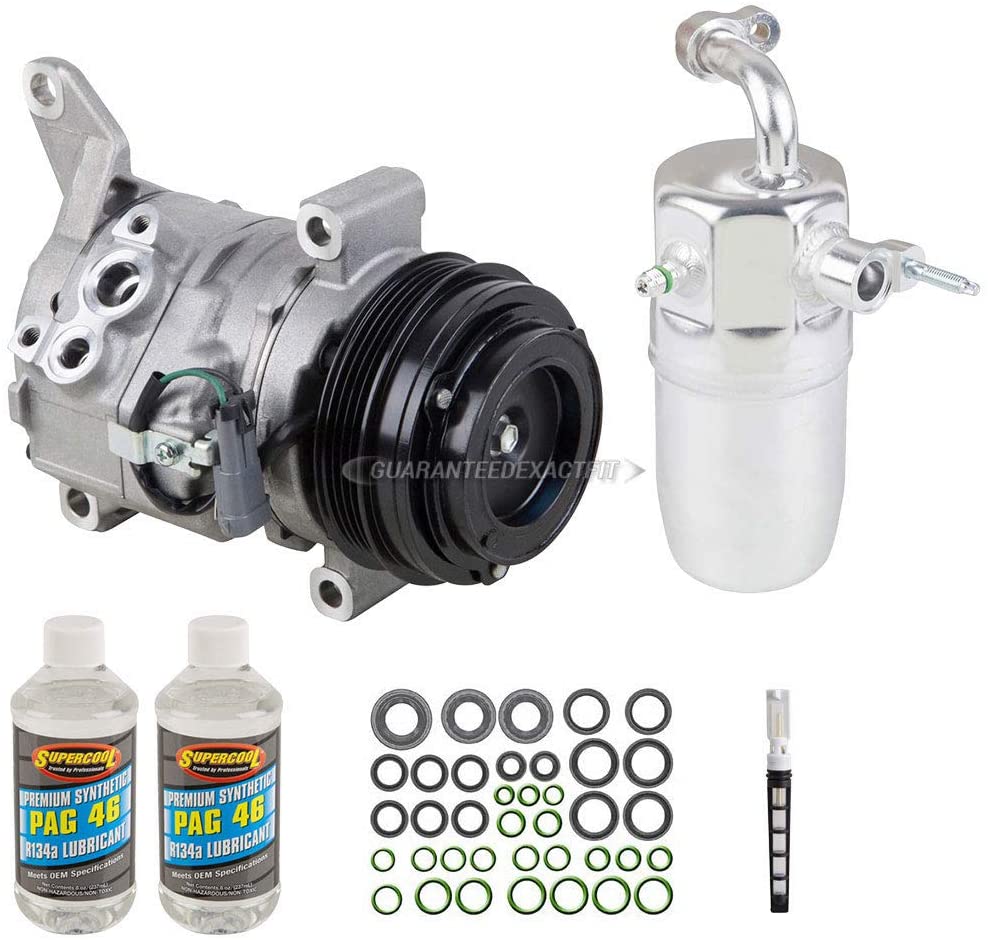 OEM AC Compressor & A/C Repair Kit For Chevy Tahoe Suburban Avalanche GMC Yukon Cadillac Escalade 2003-2005 w/Rear AC - BuyAutoParts 60-83327RN NEW