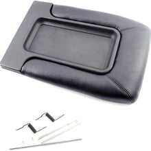 NuaDua Center Console Organizer Lid Kit for 99-07 Silverado, Avalanche, Suburban, Sierra, Yukon, Escalade - Replaces OEM 19127364 Armrest Latch Cover Accessories - Dark Grey