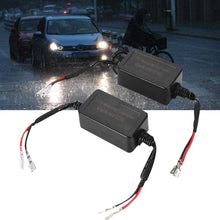 Suuonee Decoders Adapters, 2Pcs H1 H3 LED Headlight Decoders Anti Flicker Adapters Flash Error Warning Cancelers