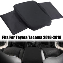 D-Lumina for Toyota Tacoma 2016 2017 2018 Center Console Cover - Armrest Cushion Covers W/Side Storage Pockets, Neoprene, Waterproof, Black