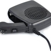 beler Universal Car 2 in 1 12V Portable Dryer Heater Fan Defroster Demister Windshield Heating Cooling Air Blower