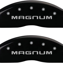MGP Caliper Covers 12001SCHBRD Caliper Cover with Red Powder Coat Finish, (Set of 4)
