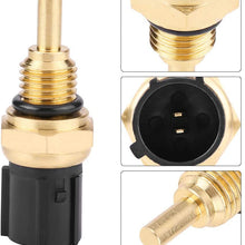 Terisass Water Temperature Sensor 37870-PJ7-003 Car Engine Coolant Temp Switch 37870PJ7003 for Acura Integra Legend MDX NSX RL TL Vigor Honda Accord Civic Insight Odyssey Pilot S2000 Isuzu 1988-2006