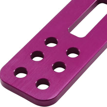 2.45" Purple Anodized Brushed Billet Aluminum Front & Rear Tow Hook Kit