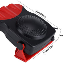 Aramox Car Heater, 150W 12V 2 In1 Car Heating Cooling Fan Three Holes Snow Ice Defroster Windscreen Demister 180° Rotation