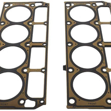 Head Gasket LS Engines 2 PCS 12589226 Replacement For Chevrolet Silverado 1500 4.8L 2005-2007 Cadillac CTS-V V8 5.7L 2004-2005 GMC Sierra 1500 V8 5.3L 2008-2013 12498544