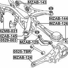 L2142868Xa - Arm Bushing (for Differential Mount) For Mazda - Febest