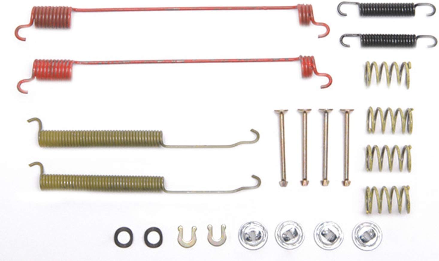 ACDelco 18K713 Professional Rear Drum Brake Spring Kit with Springs, Pins, Retainers, Bushings, and Washers