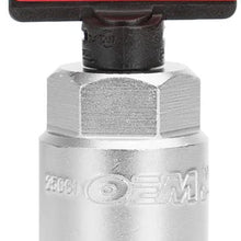 OEMTOOLS 25001 7/8 Inch Oxygen Sensor Deep Socket, 3/8 Inch Drive | Fits O2 sensor in all Domestic & Imported Vehicles w/ Computerized Engines | Cutaway Slot Protects Sensor Wire | Chrome Plated Steel