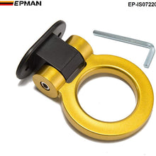 EPMAN Universal ABS Bumper Car Sticker Adorn Car Dummg Tralier Tow Hook Kit Car-Styling TK-IS07220 (Silver)