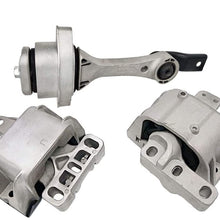 Engine Motor Mount Compatible with 98-05 Volkswagen Beetle 1.8L1.9L 2.0L 1999-2006 Volkswagen Golf 1.8L 2.0L 1995-2005 Volkswagen Jatta 1.8L 2.0L 3PCS A6929 A6930 A6935 1J0199262CL 1J0199955AJ