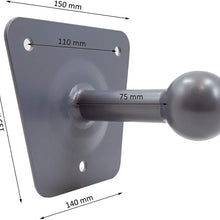 GALLUNOPTIMAL AS15012 Wall Mount for Bicycle Rear Carrier / Trailer Long Version