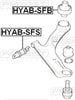 FEBEST HYAB-SFS Front Control Arm Bushing