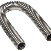 24" Flexible Upper Lower Radiator Hose & Stainless Steel w Chrome Caps V8 Kit